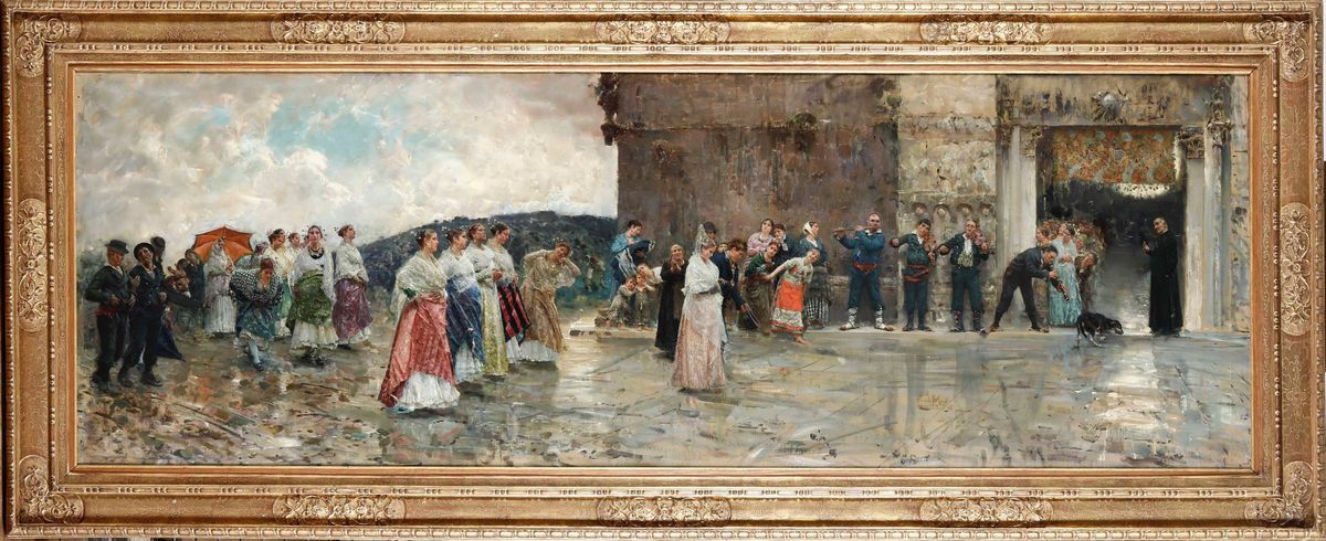 Francesco Paolo Michetti - L'ottava, 1878