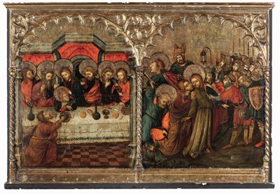 L'ultima Cena e la Cattura di Cristo nel Getsemani