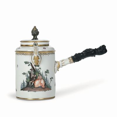 Cioccolatiera. Meissen, 1745 Circa.