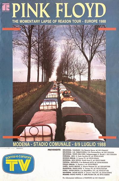 Pink Floyd The Momentary Lapse Of Reason Tour Europe 1988
