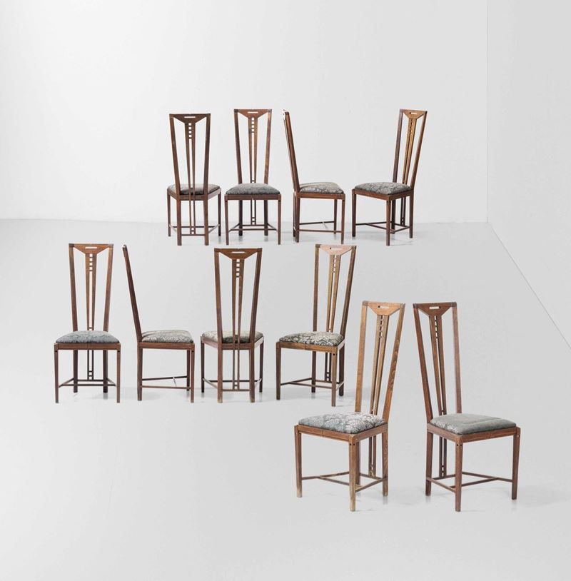 Set di dieci sedie  - Asta Design Lab - Cambi Casa d'Aste