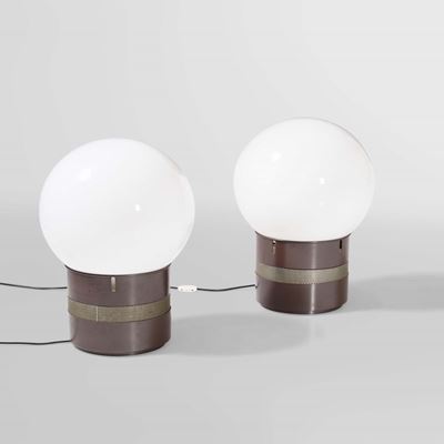 Due Lampade da Tavolo Mod. Mezzo Oracolo