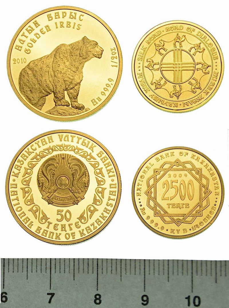KAZAKISTAN. Lotto di due monete.  - Auction Numismatics - Cambi Casa d'Aste