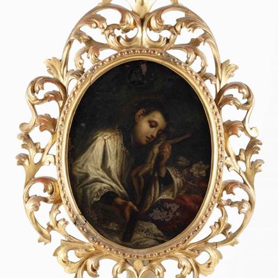 Scuola del XVIII Secolo Ritratto di San Luigi Gonzaga