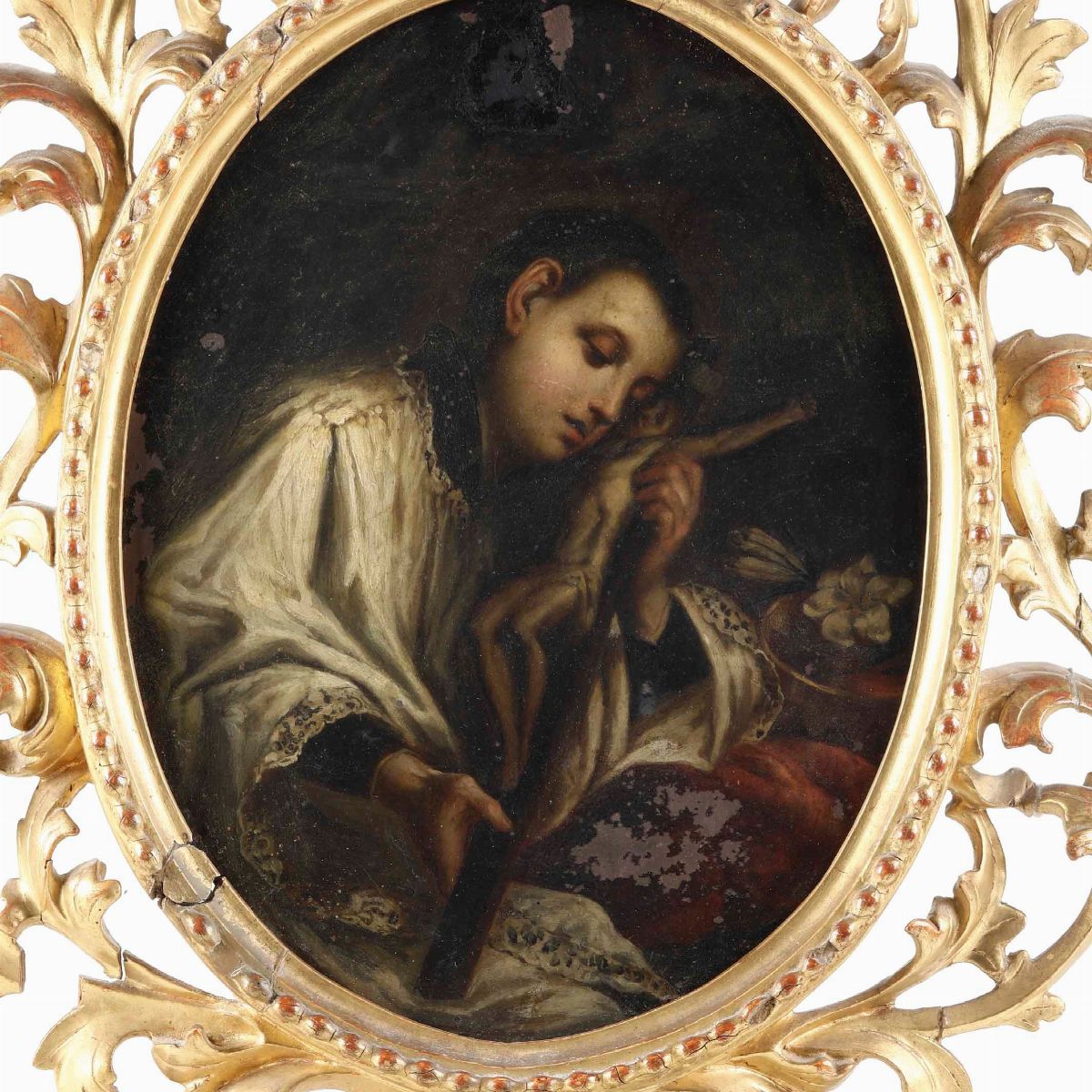Scuola del XVIII Secolo Ritratto di San Luigi Gonzaga