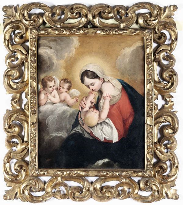 Antonio Bellucci - Madonna con Bambino e angeli