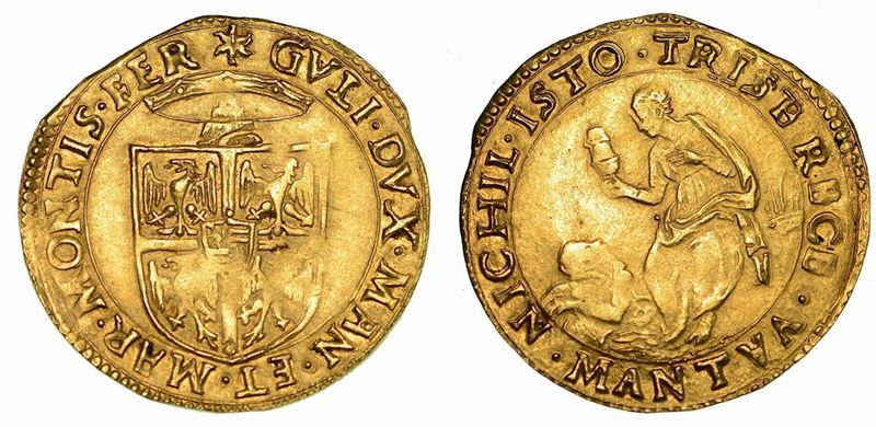 MANTOVA. GUGLIELMO GONZAGA, 1550-1587. Scudo d'oro del sole.  - Asta Numismatica - Cambi Casa d'Aste