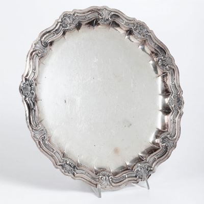 Vassoio in Argento. Argenteria Italiana del XX Secolo
