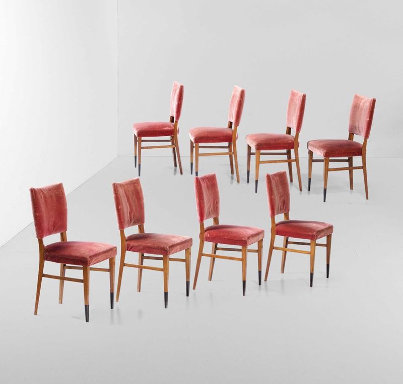 Otto sedie  - Auction Design - Cambi Casa d'Aste