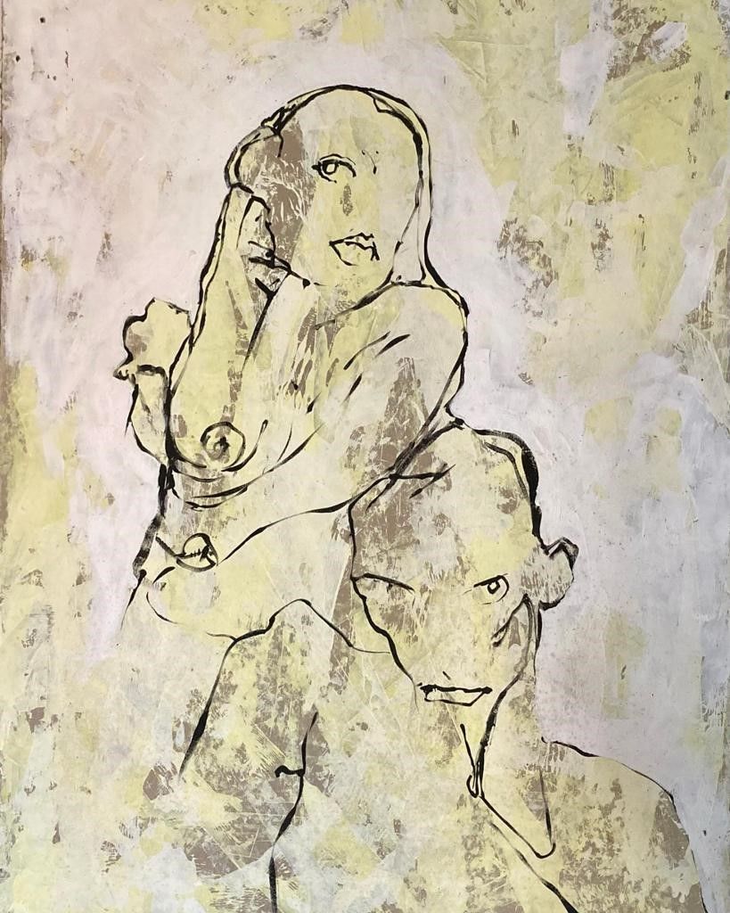 Toni Serianni - Realizzazione Opera in Situ su Muro, a Milano