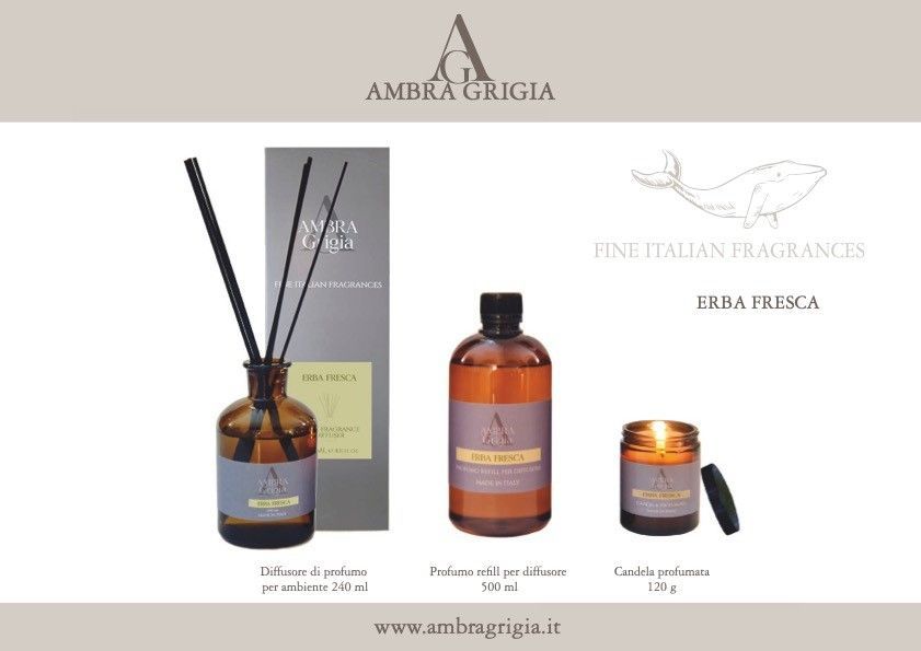3 Set di Diffusori di Fragranze Ambragrigia