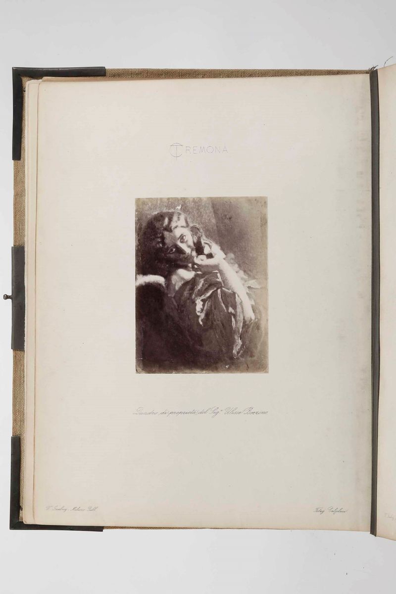 Tranquillo Cremona - Album con 96 Tavole (stampe Fotografiche) di Opere Scelte da Vittore Grubicy