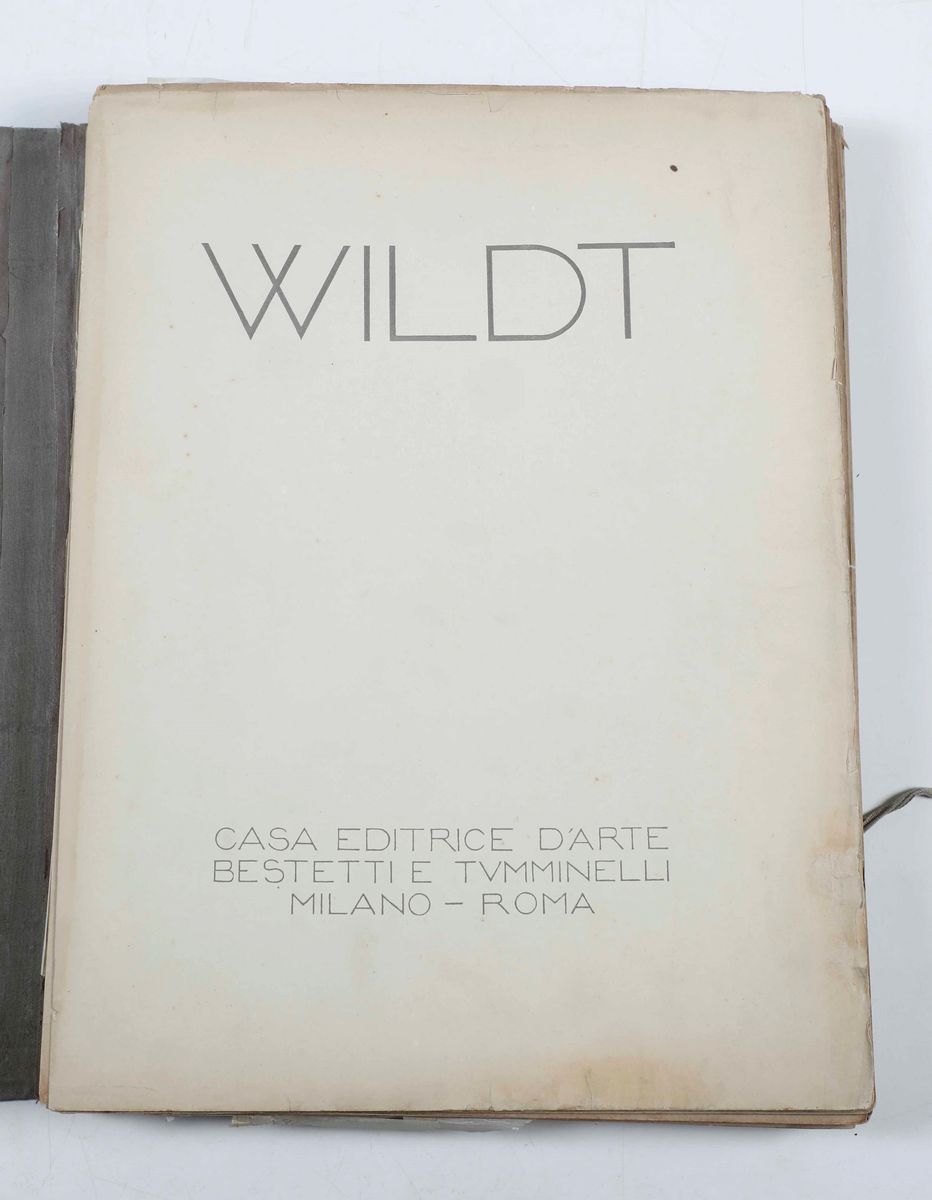 Casa Editrice D’arte Bestetti e Tumminelli, Milano - Roma, 1926 Wildt