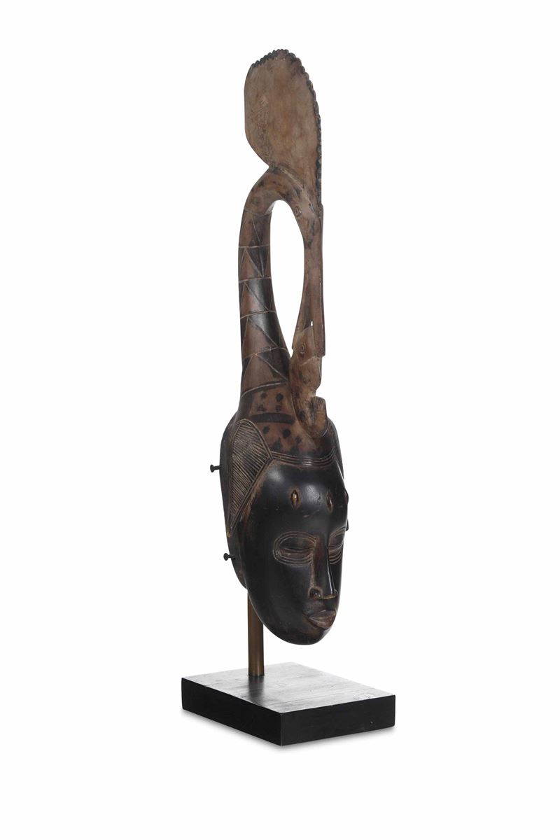 Arte africana, maschera tribale in legno  - Asta Antiquariato - Cambi Casa d'Aste