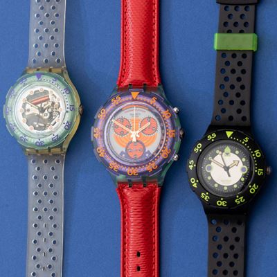 Lotto di 3 Swatch Scuba 200: Sdk104 1992 Sdb102 1992 Sdn106 1992