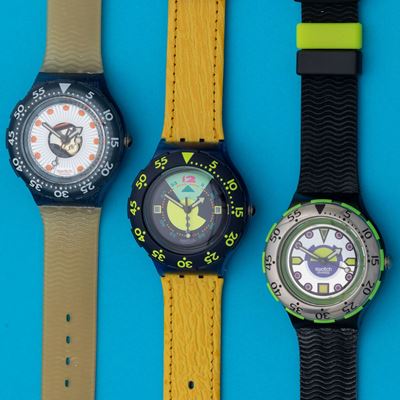 Lotto di 3 Swatch Scuba 200: Sdn107 1993 Sdb103 1993 Sdn102 1993