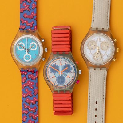 Lotto di 3 Swatch Chrono: Scg103 1994 Sck400 1994 Sck100 1993 C