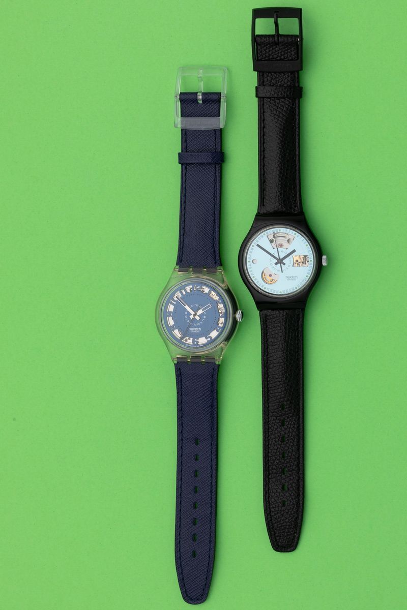 Lotto di 2 Swatch Automatici: Sab100 1991 Sak103 1993