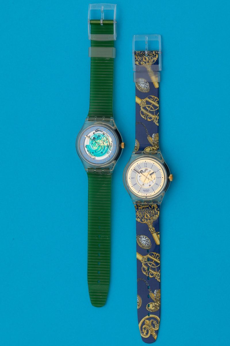 Lotto di 2 Swatch Automatici: Sak102 1992 Sak106 1993