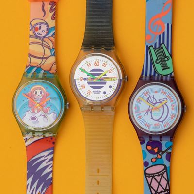 Lotto di 3 Swatch: Gu104 Gg118 Gk701