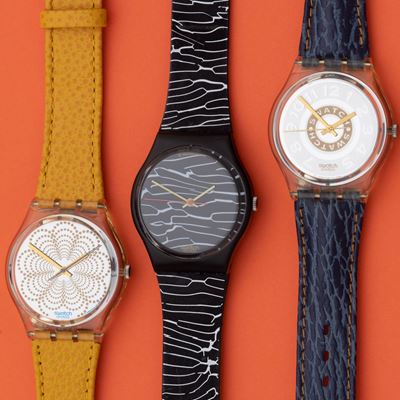 Lotto di 3 Swatch: Gb119 1987 Gk144 Gk145 1992