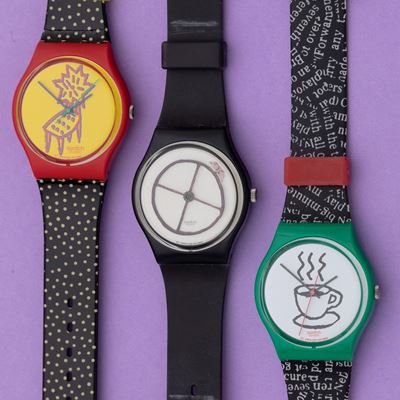 Lotto di 3 Swatch: Gz120 1991 Gr115 1993 Gg121 1993