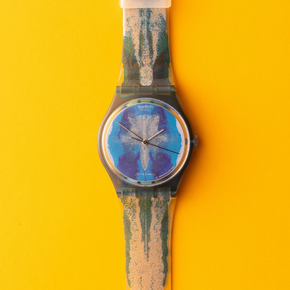 Lotto di 2 Swatch Swiss Art Swatch:gz 118 Gz 117