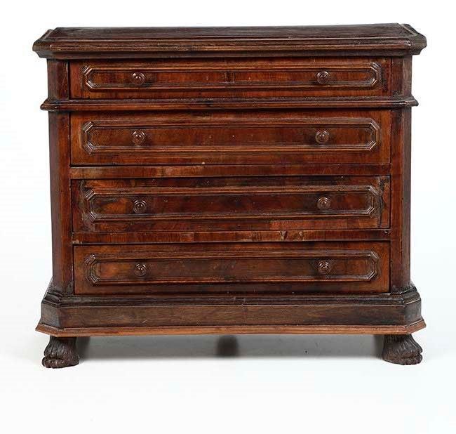 Modello di cassettone in legno, XIX secolo  - Asta Antiquariato Giugno | Cambi Time - Cambi Casa d'Aste