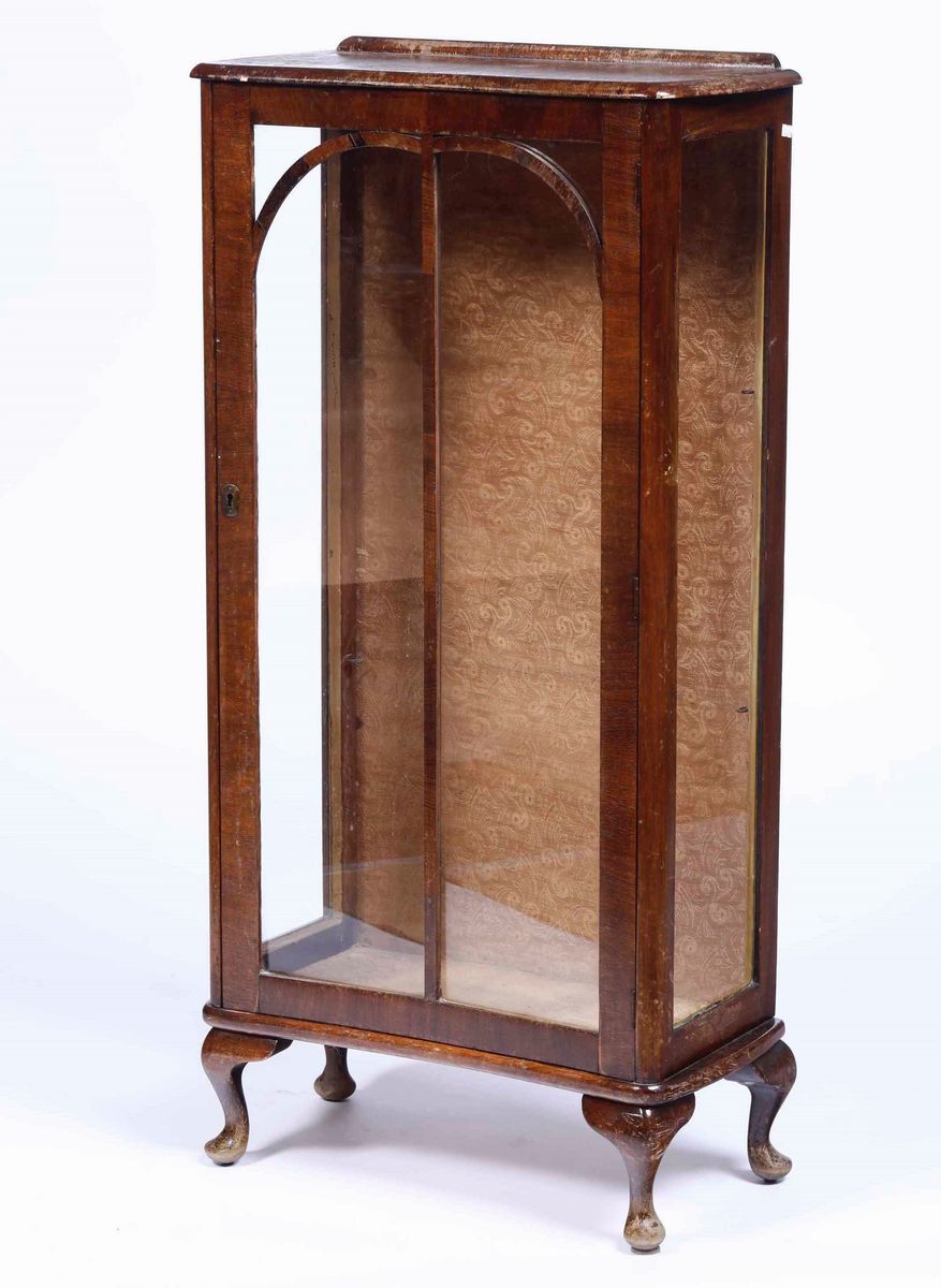 Vetrina in legno, XIX-XX secolo