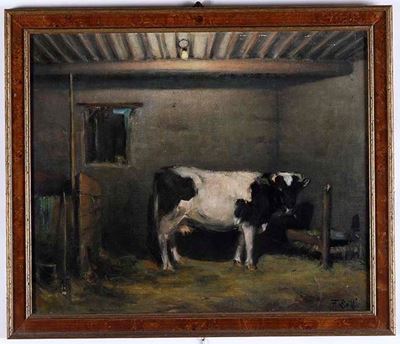 F.betti Mucca nel Fienile