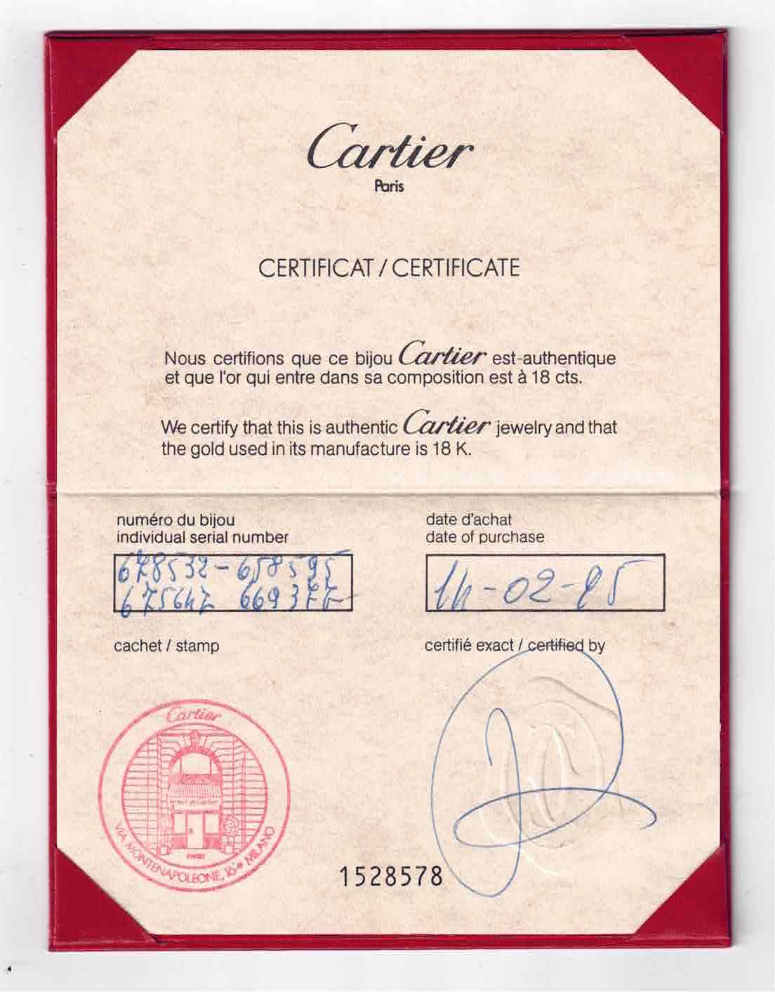 Cartier. Bracciale con Charms