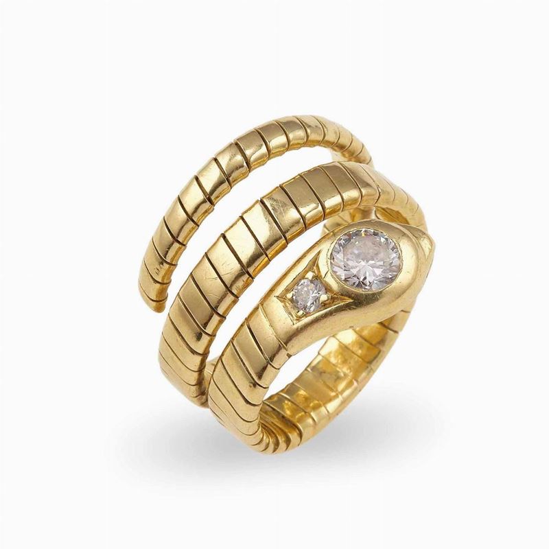 Gold and diamond ring  - Auction Jewels | Cambi Time - Cambi Casa d'Aste