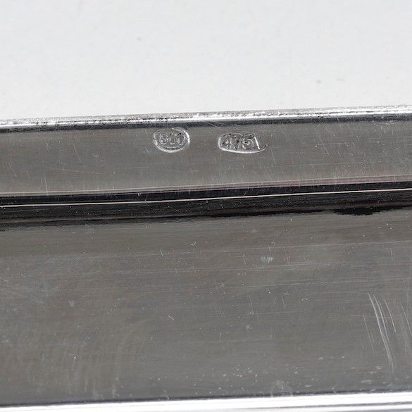 Vassoio in Argento. Argenteria Italiana del XX-XXI Secolo