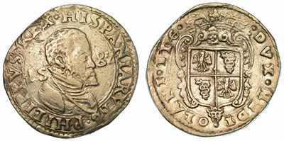 Milano. Filippo II, 1554-1598. Scudo 1582.