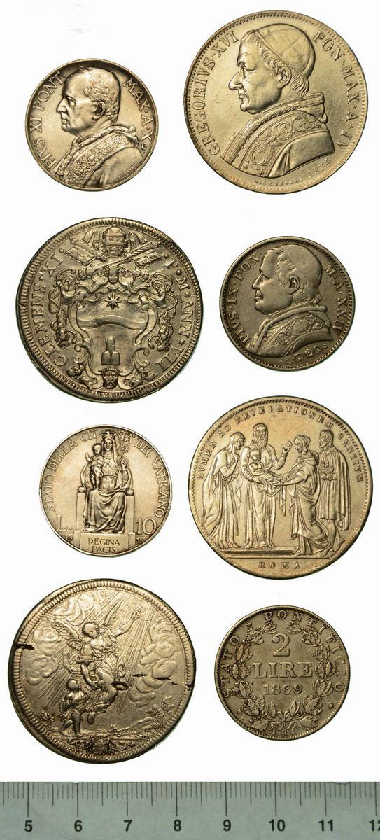 ROMA. Lotto di quattro monete.