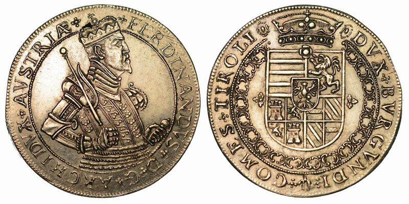 AUSTRIA. FERDINAND, 1564-1595. Thaler s.d.  - Auction Numismatics - Cambi Casa d'Aste