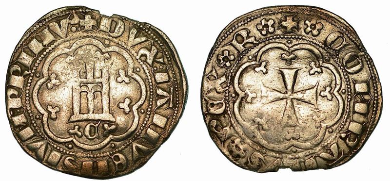 GENOVA. SIMON BOCCANEGRA (DOGE I),1339-1344. Grosso.  - Auction Numismatics - Cambi Casa d'Aste