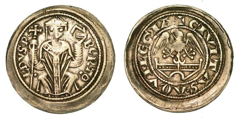 AQUILEIA. BERTOLDO, 1218-1251. Denaro.  - Auction Numismatics - Cambi Casa d'Aste