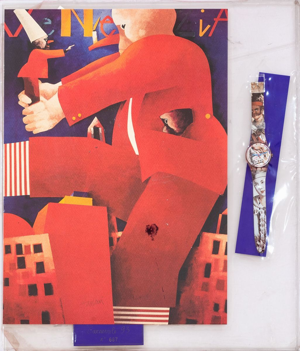 Swatch Masquerade By Emilio Tadini Gp105