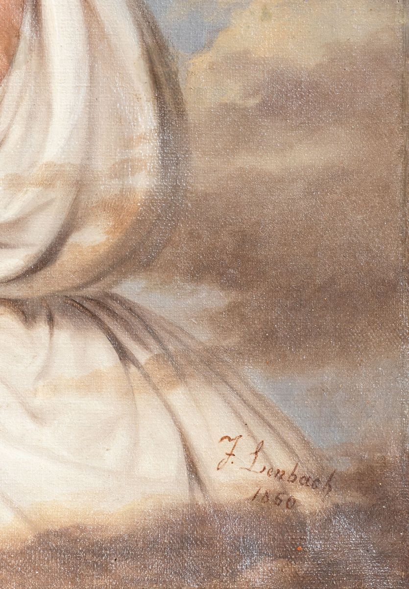 Franz Lenbach - Figura di Bambino, 1860