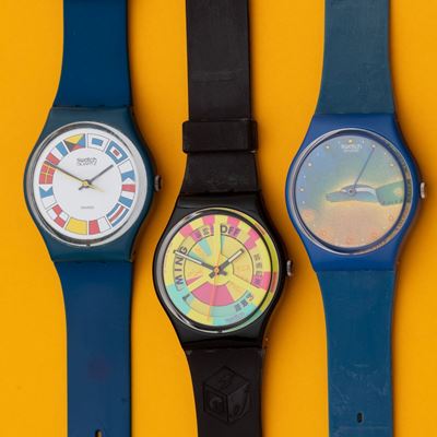 Lotto di Tre Swatch:gs101gb721gz108