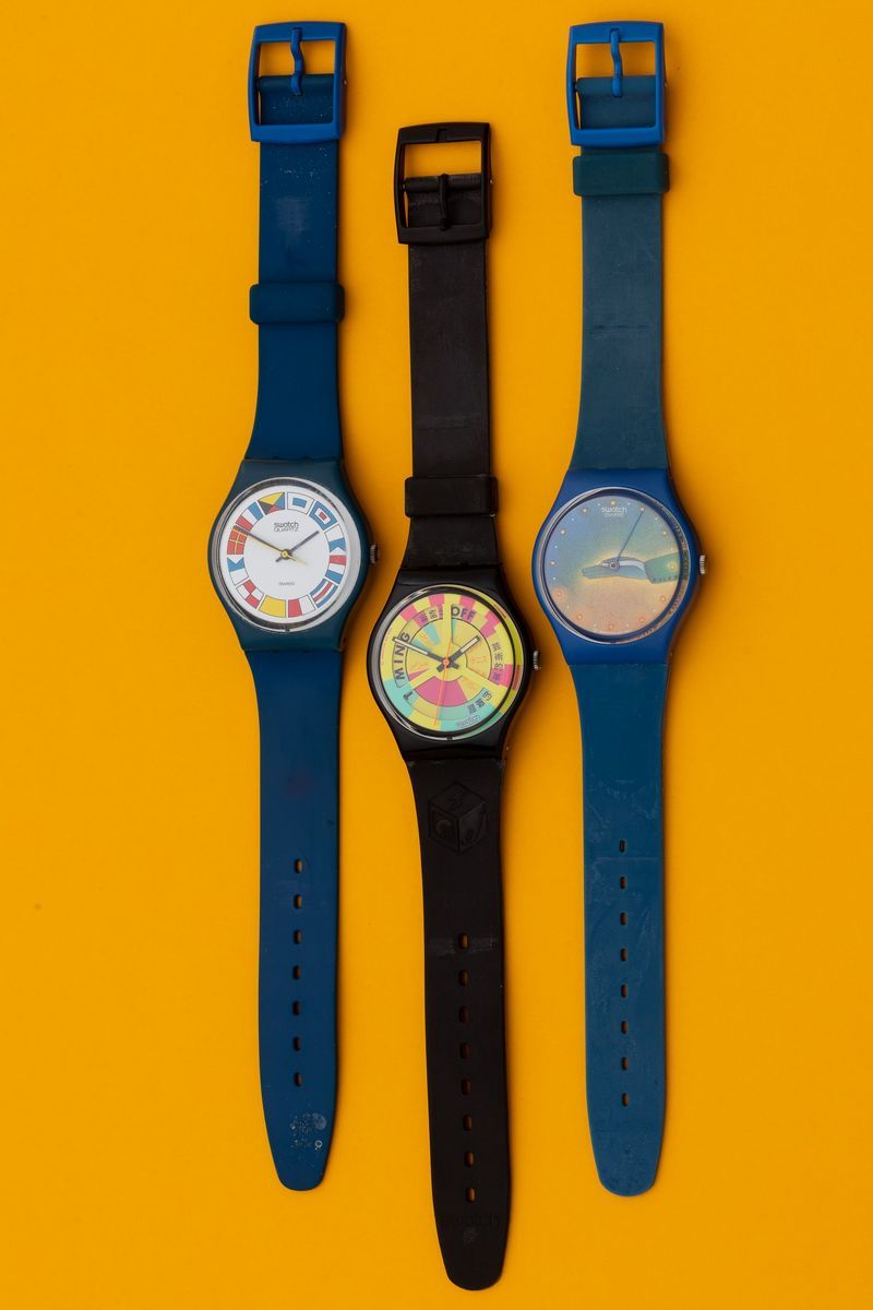 Lotto di Tre Swatch:gs101gb721gz108