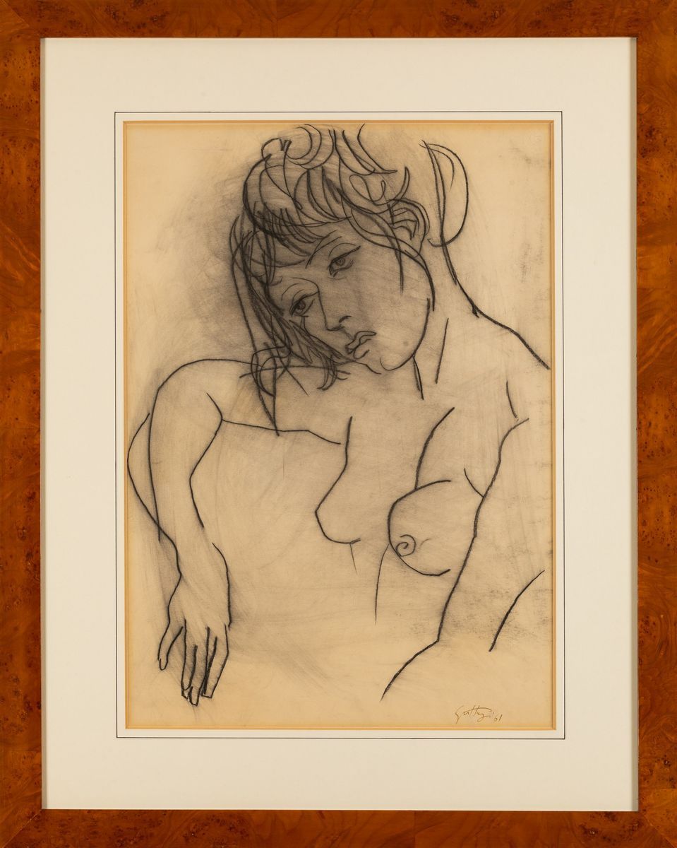 Renato Guttuso - Senza Titolo (omaggio a Graziella Lonardi Buontempo)
