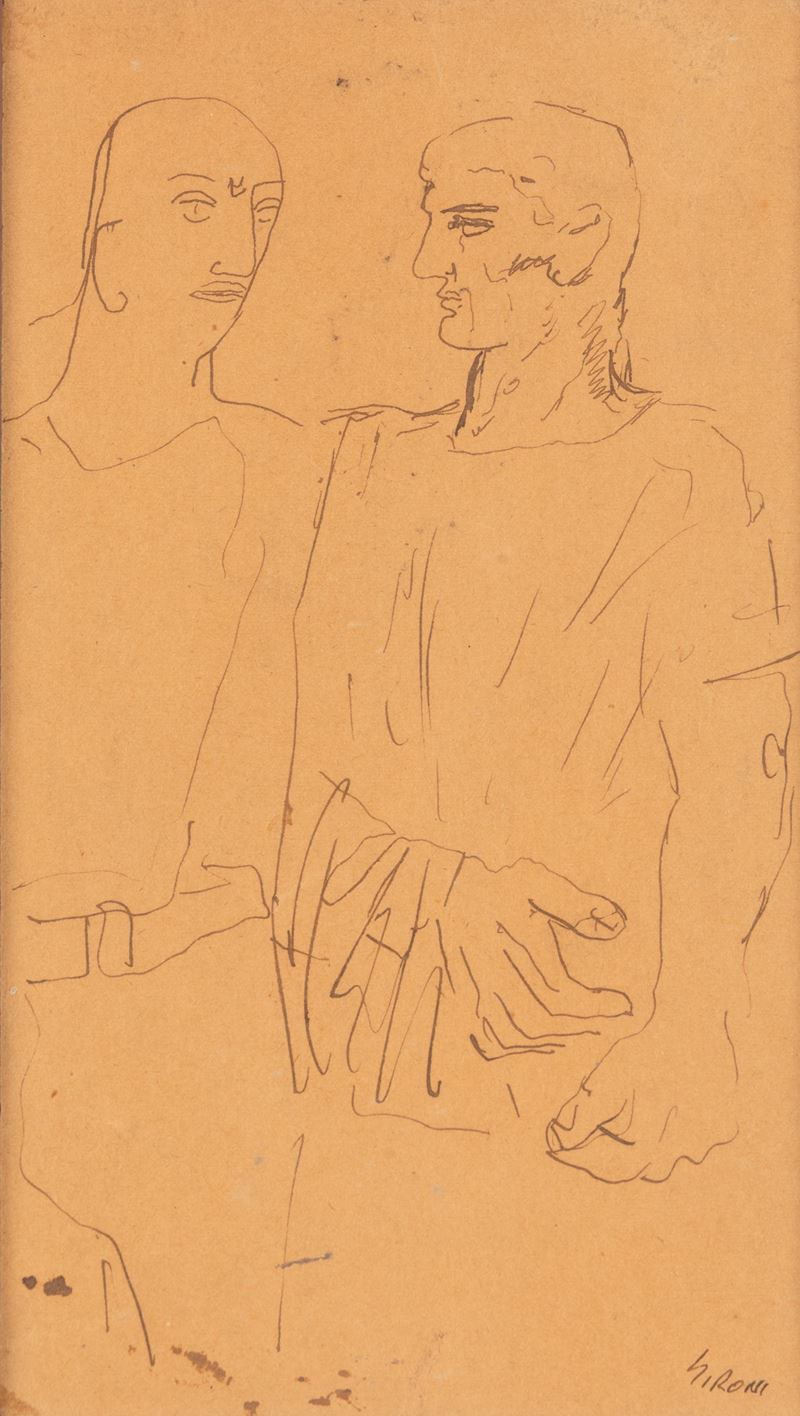 Mario Sironi - Due Figure