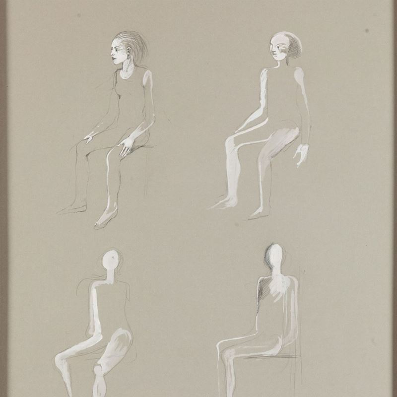 Guido Somaré - Studio di Donna Seduta