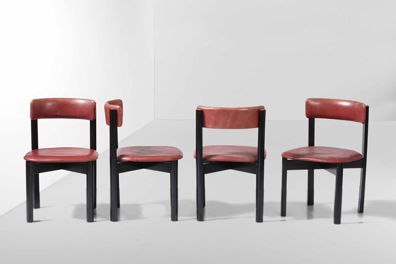 Quattro sedie  - Asta Arredi del'900 - Cambi Casa d'Aste