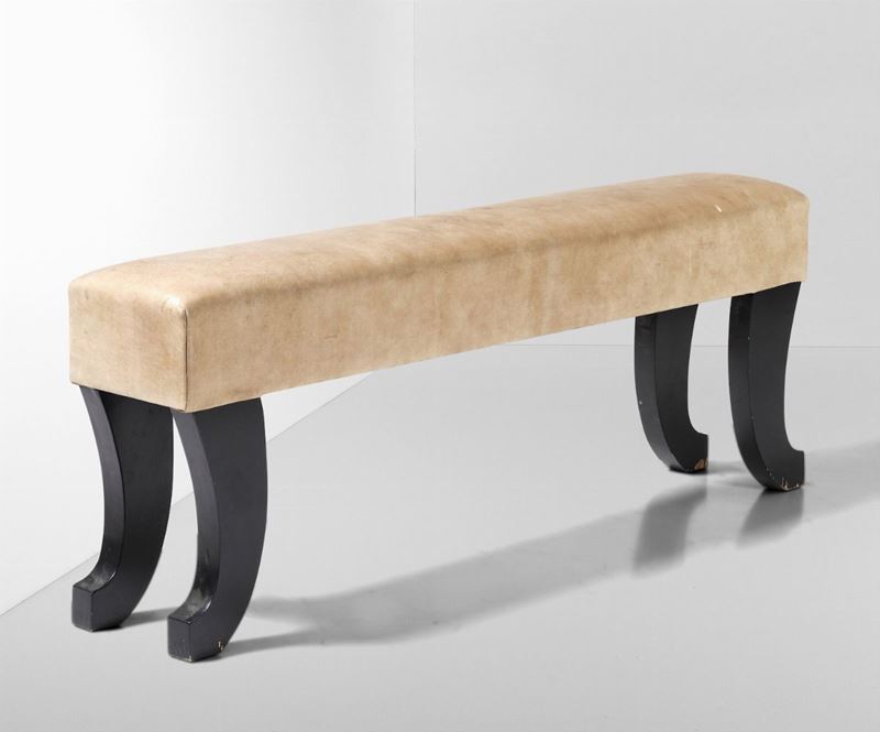 Panca in legno  - Auction 20th century furniture - Cambi Casa d'Aste