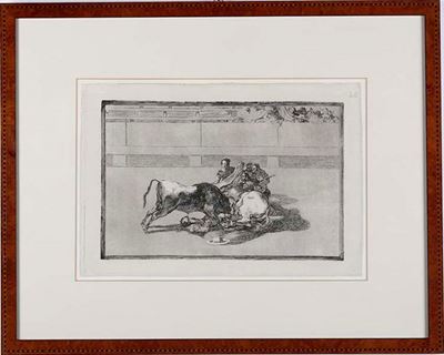 Acquaforte, Acquatinta Brunita e Puntasecca Originale; Harris 229 I/VII; MM 245 X 355 Caida De un...