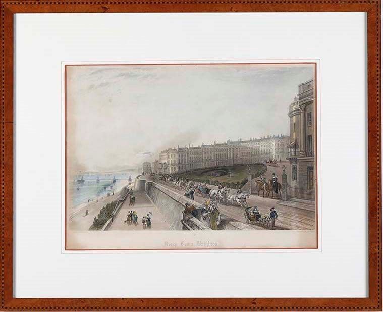 Hunt Charles Kemp Town, Brighton, 1838  - Auction Old and Rare Books. Envravings - Cambi Casa d'Aste