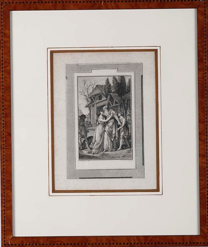 Charles Monnet : Acquaforte, cm 19 x 25 Le Mire Noel, 1798  - Auction Old and Rare Books. Envravings - Cambi Casa d'Aste